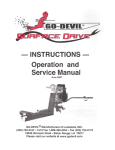 surface drive safety - GO-DEVIL Manufacturers of Louisiana, Inc.