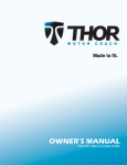 2015 Windsport Motorhomes Owner`s Manual by Thor