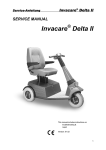 Service-Anleitung Invacare® Delta II