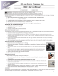 TXSG &ndash; Service Manual