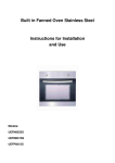 Built-in Fanned Oven Stainless Steel