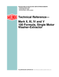 Mark II, III, IV and V 100 Formula, Single Motor Washer