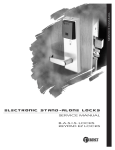 Electronic Stand-Alone Locks Service Manual