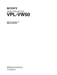 VPL-VW50 Service Manual