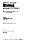 Service Manual  - Appliance Factory Parts