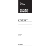 IC-M34 SERVICE MANUAL - R