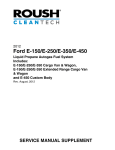 2012 - 2015 Ford E-150 / E-250 / E-350 / E-450
