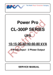 Power Pro CL-300P SERIES