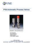 PVA Automatic Process Valves