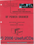 Onan 4KW BF Power Drawer Major Service Manual - 965