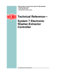 Technical Reference— System 7 Electronic Washer-Extractor
