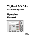 VIGILANT® MX1 Operator Manual