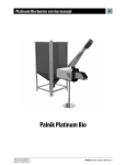 Platinum Bio burner service manual Palnik Platinum Bio