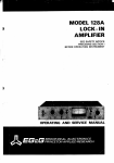 model 128a lock-in amplifier operating and service manual
