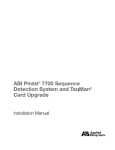 ABI PRISM ® 7700 Sequence Detection System and TaqMan® Card