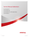 Service Manual Addendum