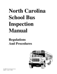 North Carolina School Bus Inspection Manual