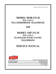 MODEL HOB-331-D and MODEL SSP-311