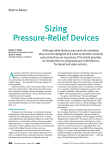 Sizing Pressure-Relief Devices