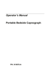 Portable Bedside Capnograph/Pulse Oximeter