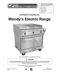 Wendy`s Electric Range