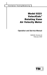 Model 8321 VelociCalc® Rotating Vane Air Velocity Meter