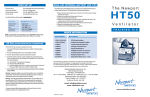HT50 Training Aid - Newport NMI Ventilators