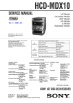 SERVICE MANUAL - MiniDisc Community Page