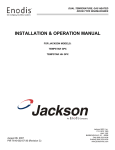 INSTALLATION & OPERATION MANUAL - Garland