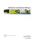 OPERATOR AND SERVICE MANUAL