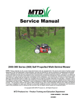 Service Manual - Troy-Bilt