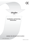 Ultradoor Installation Manual