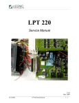 LPT 220 Service Manual