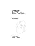 DPM 2340 Digital PlateMaster