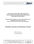 Installation, Operation and Maintenance Manual