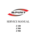 Z100/Z500/Z900 Service Manual