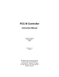 PCC-III Installation Manual - Preferred Utilities Manufacturing