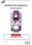 Color Match Arcade Service Manual