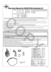 Instruction Manual for KEIHIN PC20 Carburetor Kit