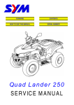 Service manual for Quadlander 250