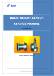 BASIS WEIGHT SENSOR SERVICE MANUAL