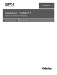 Marley Geareducer gear box model 32.2 IOM User Manual