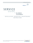 Blower Assembly Service Guide