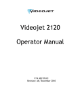 Videojet 2120 Operator Manual.book