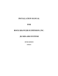 installation manual for rock krawler suspension, inc. jk