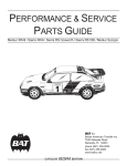 PERFORMANCE & SERVICE PARTS GUIDE