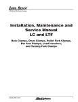 Installation, Maintenance and Service Manual LC and LTF