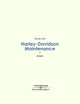 Harley-Davidson Maintenance