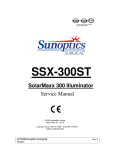 lit-045asunoptics surgical ssx300 xenon service manual