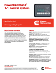 PowerCommand® 1.1 control system - Power Suite